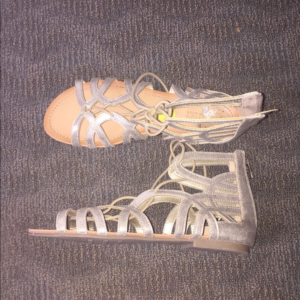 Gold sandals